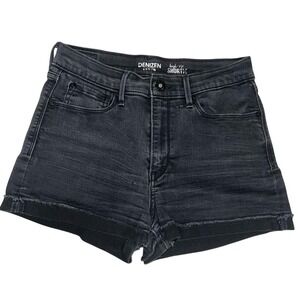 Denizen Levi's High‎ Rise Black Denim Cutoff Shorts Women's Size 4